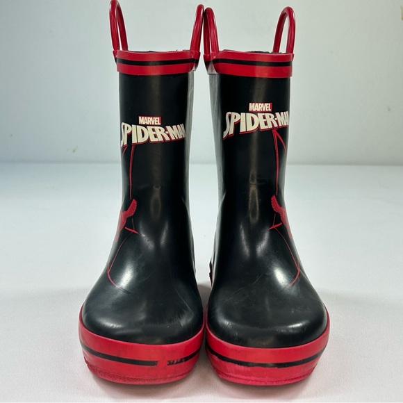Marvel Spider Man Rain Boots Size 11 Toddler - Picture 5 of 12